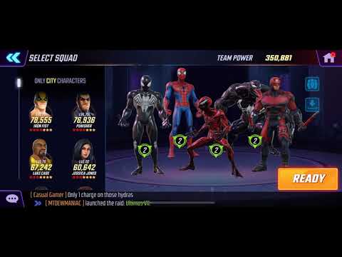 3 Star Gold Rush Tier 12 (MSF Marvel Strike Force)