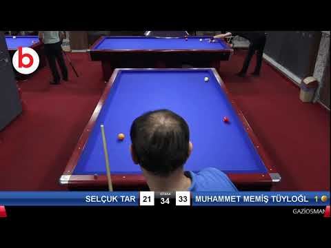 SELÇUK TAR & MUHAMMET MEMİŞ TÜYLOĞLU Bilardo Maçı - GOP BİLARDO - MEGA DİŞ CUP 2021-1. Tur