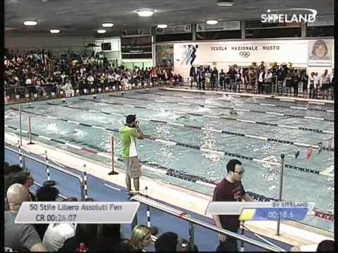 Finale dei 50 Stile Libero  Assoluti Femmine - 15 Memorial Chiara Giavi
