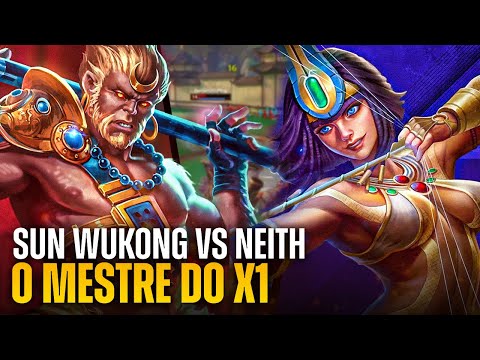 👿 ELA PULOU O JOGO TODO! | O MESTRE DO X1 - Sun Wukong Vs Neith