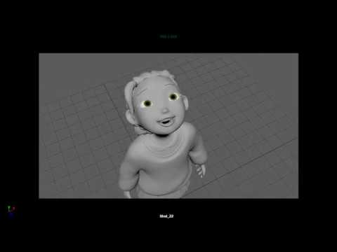 WIP Animation Rough Playblasts - First Pass [Seillean Short Film]