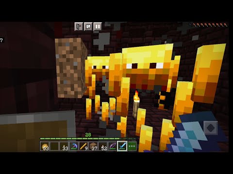 TheFutureGuy - Minecraft scary nether exploring (soul sand biome+fortress), no commentary-ASMR.