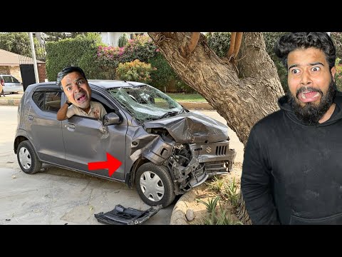MY FRIEND ACCIDENT NEW CAR 💔 PRANK GONE WRONG😂 | SYED FAHAD 