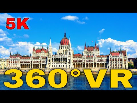 360° VR Palace Of Parliament Hungary Országház Budapest Walk Tour Visit 5K 3D Virtual Reality HD 4K