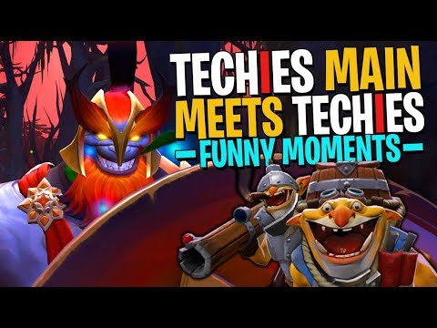 Whens a Techies Main Meets a Techies - DotA 2 Funny Moments