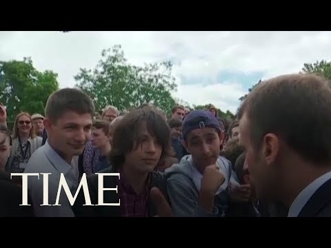 Watch Emmanuel Macron Scold French Teen For Calling Him 'Manu:' 'Call Me Mr. President' | TIME
