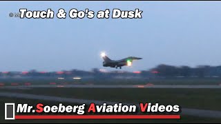 TOUCH & GO''s AT DUSK, F16's Netherlands AF at Volkel