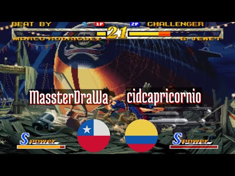 @garou: MassterDraWa (CL) vs cidcapricornio (CO) [Garou Mark of the Wolves Fightcade] Mar 2
