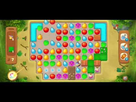 Playrix Gardenscapes Hard Level 3226 Gameplay - HD / DONE
