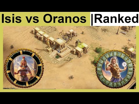Isis vs Oranos | 1v1 Ranked | Age of Mythology Retold
