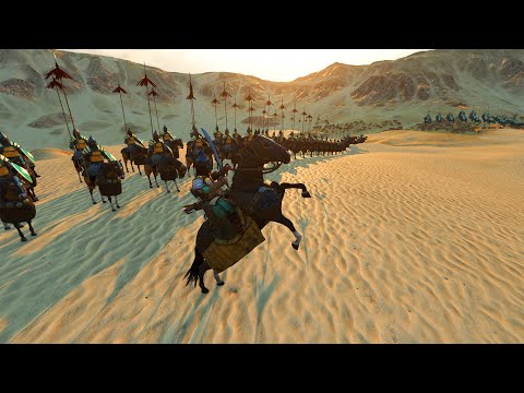 Epic Desert Battle! Mongol Cavalry vs Muslim Cavalry | 1000 vs 1000 | Mount & Blade