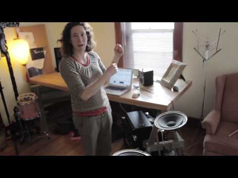 Laura Goldhamer's Amazing Speaker-Drum Doorbell Machine!