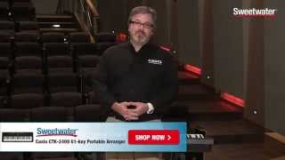 Video thumbnail for Sweetwater's Casio CTK-2400 61-key Portable Arranger Keyboard Demo by Sweetwater