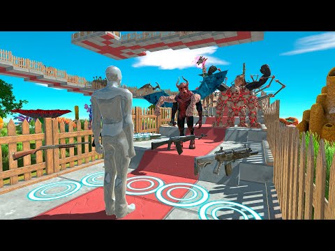 🔥FPS EXTREME DEATH RISE CUSTOM UNITS with ALL WEAPONS - Animal Revolt Battle Simulator