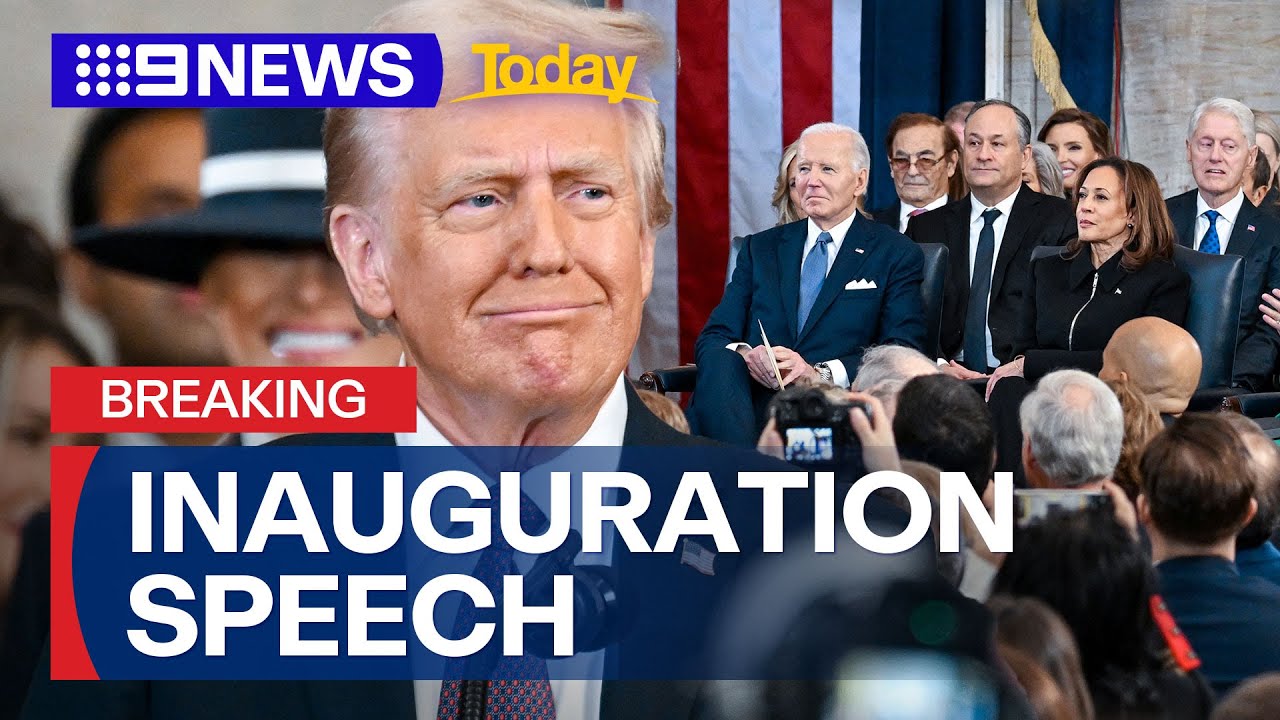 Donald Trump's full inauguration speech | 9 News Australia
