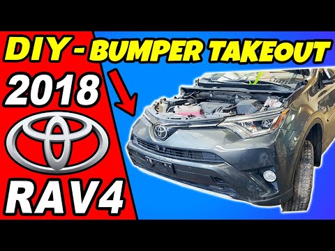 How To Install Replace Right Passenger Headlight 16-18 Toyota RAV4