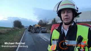 preview picture of video '49-Jährige nach Kollision zwischen Dillenburg und Manderbach schwer verletzt'