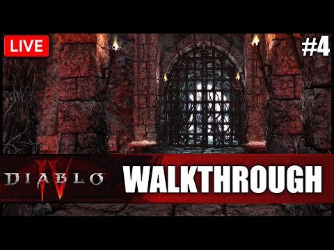 🔴Diablo 4 Full Game Walkthrough Part 4 - Playing as Rogue