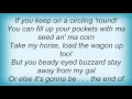 17423 Perry Como - Beady Eyed Buzzard Lyrics