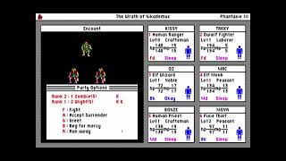 Phantasie III: The Wrath of Nikademus for the NEC PC-88
