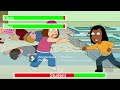 Chris And Meg VS Student With Healthbars