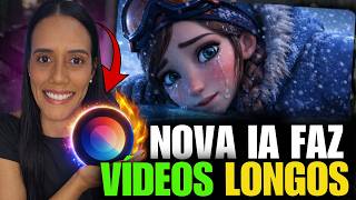 Descobri uma NOVA IA que cria e EDITA vídeos LONGOS inteiros com narração e Cenas