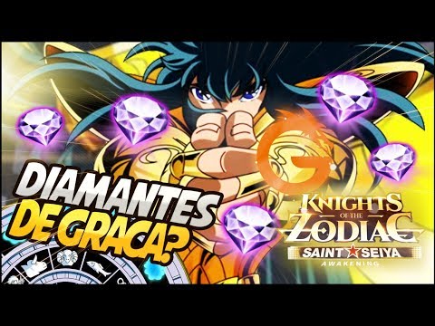 GTARCADE BUGOU NOVAMENTE! Acordei com mais diamantes na conta! Saint Seiya Awakening