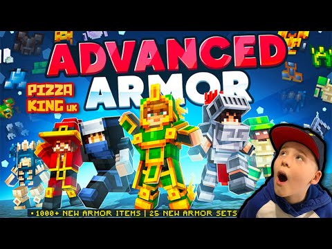 PIZZA KING UNCOVERS GODLY ARMOR 🤯 | Minecraft MODS!