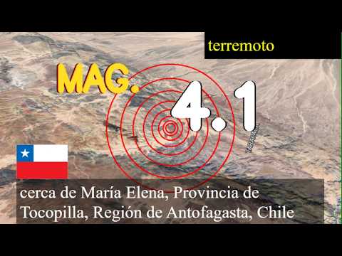 😱🚨 earthquake near Maria Elena, Tocopilla Province, Antofagasta Region, Chile live updates today : 4
