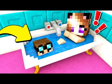 WhenGamersFail ► Lyon -  I SPY ON ANNA WHILE SHE IS TAKING A BATH!!  (Minecraft Grief)
