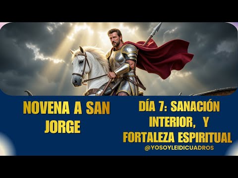 Novena a San Jorge  Día 7: Sanación interior, equilibrio y fortaleza espiritual