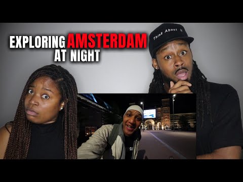 🇳🇱 American Couple Reacts "Is The Netherlands Safe At Night? (Amsterdam)"