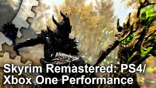 Skyrim Remastered PS4 vs Xbox One Gameplay Frame-Rate Test