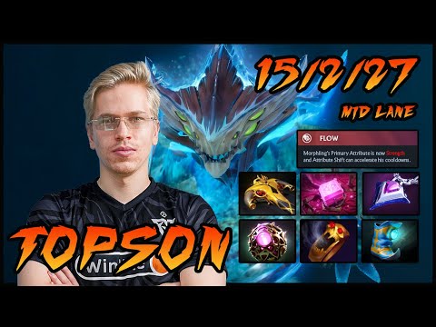 Topson Morphling Mid | This Hero is Broken! feat. Arteezy - Dota 2 Gameplay