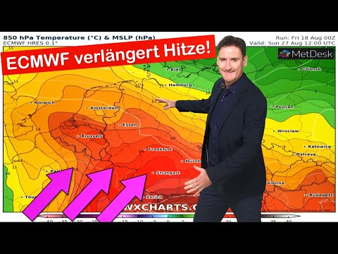 Hitzewelle steigert sich immer mehr! Wie lange bleibt es heiß? Wann kommt der Temperatursturz?