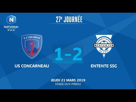 J27 : US Concarneau - Entente SSG (1-2), le résumé I National FFF 2018-2019