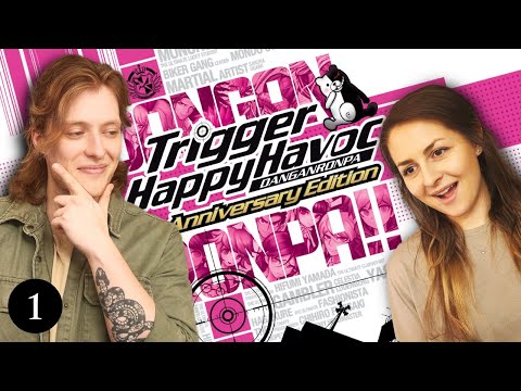 Couple's FIRST TIME Playing Danganronpa - Trigger Happy Havoc (Pt 1)