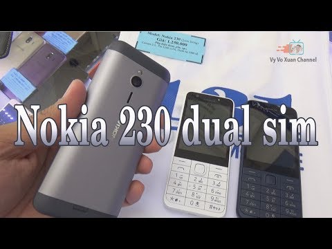 Nokia 230 Black White and Blue
