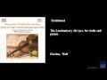 Traditional, The Londonderry Air (arr. for violin and piano)