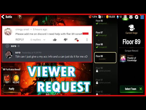 Abyss Floor 89 on Viewer's Account