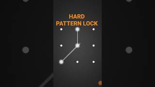 HARD PATTERN 🔐 LOCK # SHORTS # PLEASE 5K VIEWS # VIRAL SHORTS # YTSHORTS # VERY HARD PATTERN LOCK #