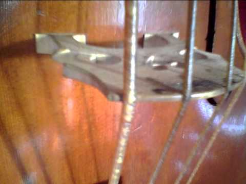 `CELLO STRUNG IN UNCOVERED GUT STRINGS (HUGE C STRING!)