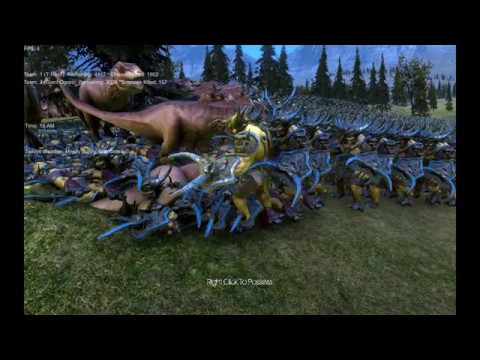 5000 T-Rex Vs. 5000 Giant Ogre