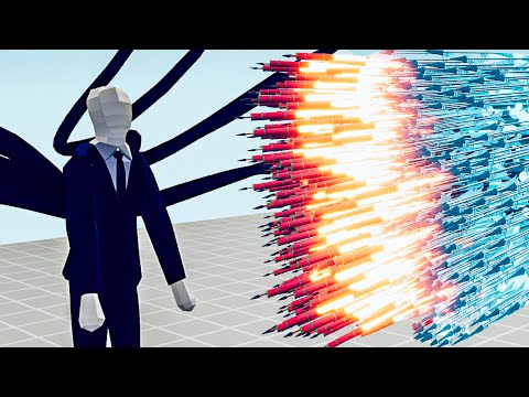 SLENDER MAN vs EVERY GOD - Totally Accurate Battle Simulator TABS