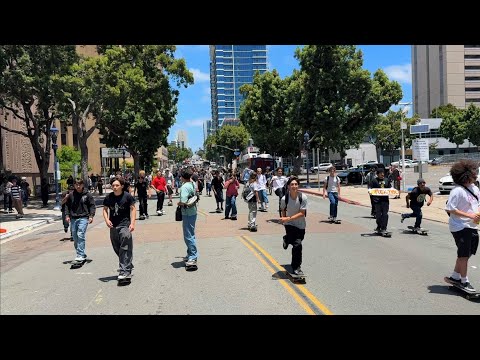 Skaters Take Over The City!