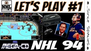 NHL 94 Mega CD Let's Play 1