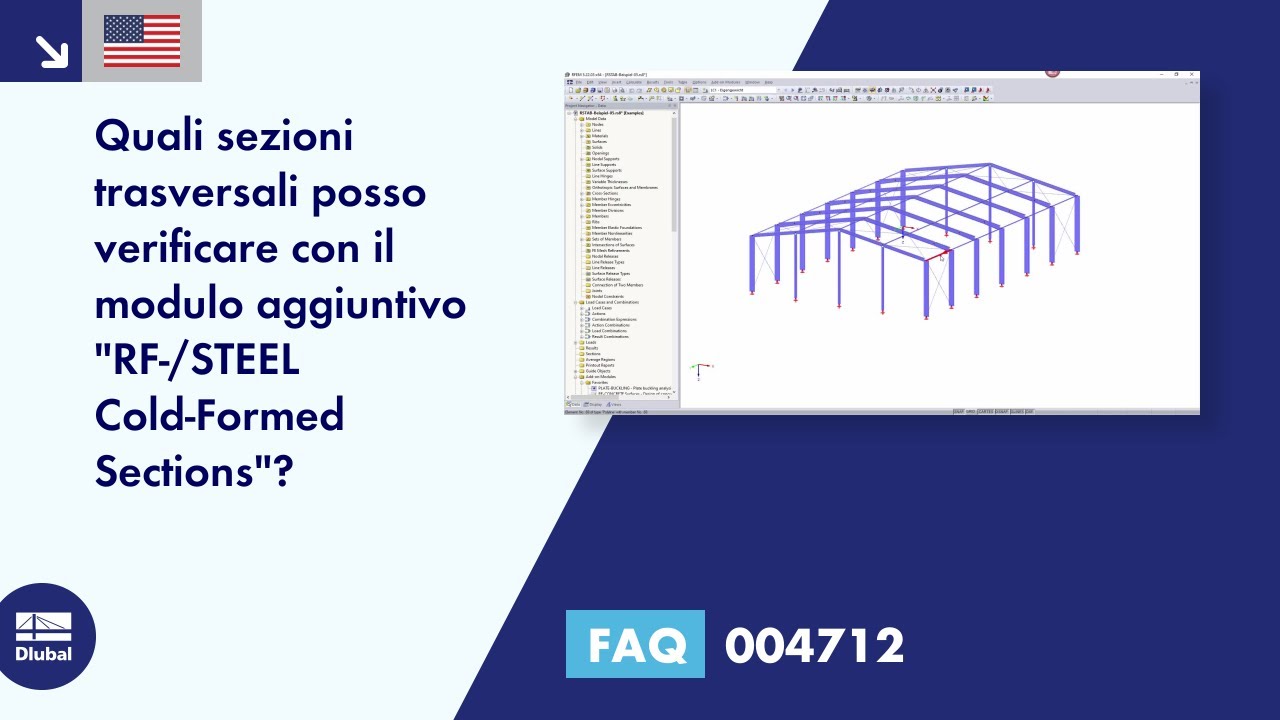 [EN] FAQ 004712 | Quali sezioni trasversali posso progettare con &quot;RF-/STEEL Cold-Formed Sections&quot; ...