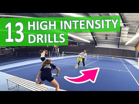13 Intense Tennis Drills For Advanced Players 🚀 Best Excercises for Footwork, Agility, Endurance