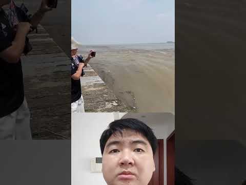 The tide of the Qiantang River#tide#big waves#waves#rivers#scenery#spectacular#shots