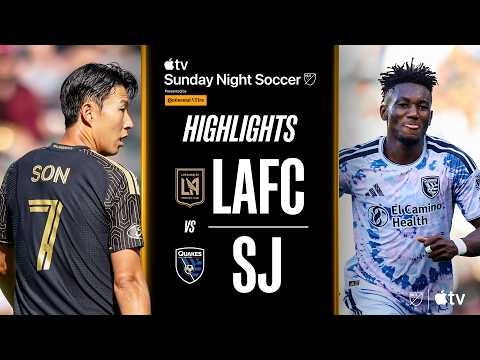 LAFC VS 산호세 1:4 MLS 스포츠하이라이트